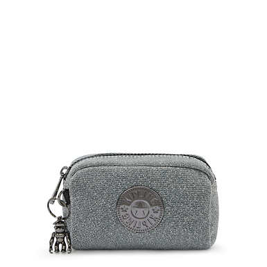 Gleam Small Sparkly Pouch - Going Out Silv