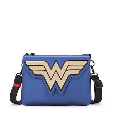 Wonder Woman Riri Lite Flap Crossbody Bag - Imperial Blue Block