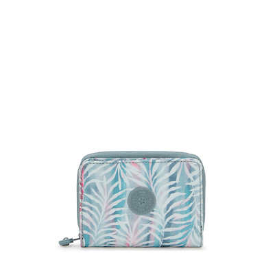 Money Love Printed Small Wallet - Palm Tree Leaves