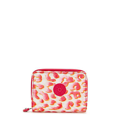 Money Love Printed Small Wallet - Pink Cheetah