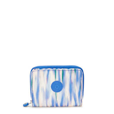 Money Love Printed Small Wallet - Diluted Blue
