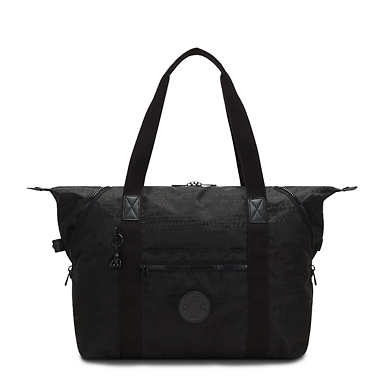 Art Medium Tote Bag - Urban Black Jacquard