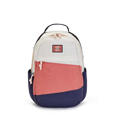 Xavi 15" Laptop Backpack - Blue Pink Block