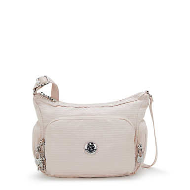 Gabb Small Jacquard Crossbody Bag - Pink Pearl Jacquard