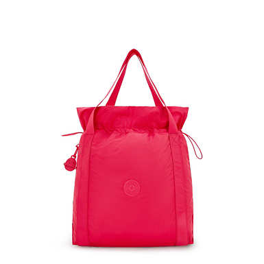 Elmar Smooth Satin Tote Bag - Simply Fucshia