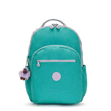 키플링 백팩 Kipling 17 Laptop Backpack,Surfer Green