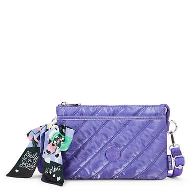 Emily in Paris Riri Quilted Crossbody Bag - Glossy Lilac