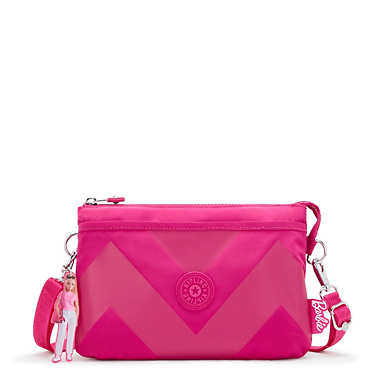 키플링 Kipling Barbie Crossbody Bag,Power Pink