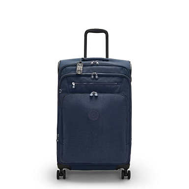 New Youri Spin Medium 4 Wheeled Rolling Luggage - Blue Bleu
