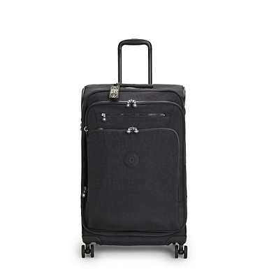 New Youri Spin Medium 4 Wheeled Rolling Luggage - Black Noir