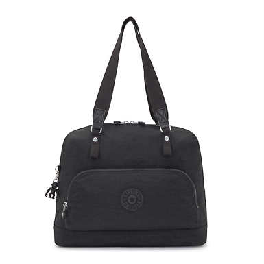 키플링 숄더백 Kipling 15 Laptop Shoulder Bag,Black Noir
