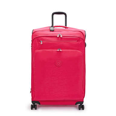 Youri Spin Large 4 Wheeled Rolling Luggage - Confetti Pink