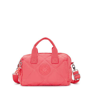 Bina Medium Quilted Shoulder Bag - Cosmic Pink Quilt