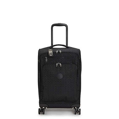 New Youri Spin Printed Small 4 Wheeled Rolling Luggage - Signature Embossed
