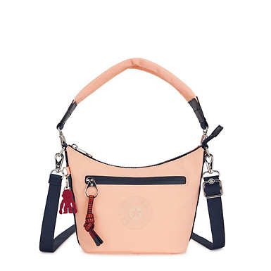 Adriano Crossbody Bag - Mel Peach Strap