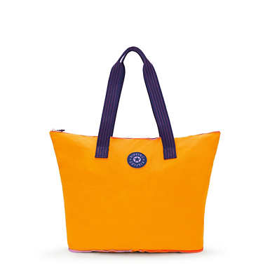 Davian Packable Tote Bag - Spicy Gold C