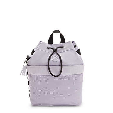 Hellen  Drawstring Backpack - Lilac Joy Sport