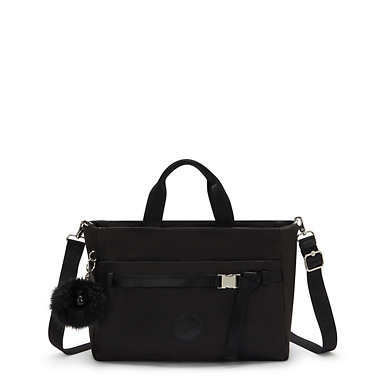 Danira Shoulder Bag - Charcoal Satin