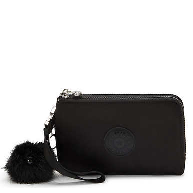 Nimita Wristlet Wallet - Charcoal Satin