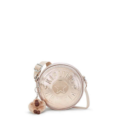 Fernanda Circle Crossbody Bag - Quartz Metallic