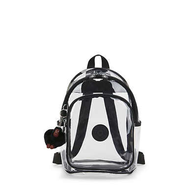 Jacinta Clear Backpack - Jet Black Fun