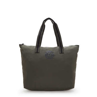 Davian Packable Tote Bag - Field Green