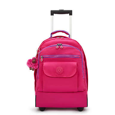 Sanaa Large Rolling Backpack - Azalea Pink