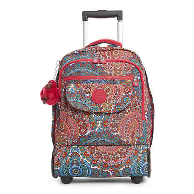 Sanaa Large Printed Rolling Backpack | Kipling
