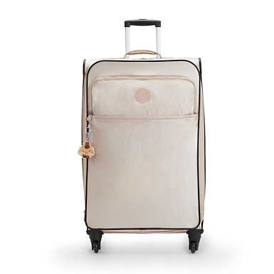 Parker Large Metallic Rolling Luggage - Quartz Metallic