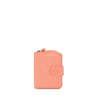 New Money Small Credit Card Wallet, Peachy Coral, small