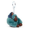 Mom and Baby Sven Monkey Keychain, Sage Green, small