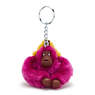 Mom and Baby Sven Monkey Keychain, Brave Berry, small