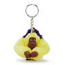 Mom and Baby Sven Monkey Keychain, Sunlight Yellow, small