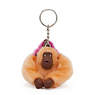 Mom and Baby Sven Monkey Keychain, Obvious Orange, small