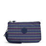 Creativity Extra Large Printed Wristlet, Electric Blue, small