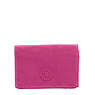 Clea Snap Wallet, Fig Purple Metallic, small