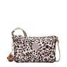 Mikaela Printed Crossbody Bag, Leopard Feathers, small
