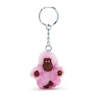 Sven Extra Small Monkey Keychain, Joyous Pink Fun, small
