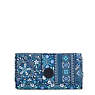 New Teddi Printed Snap Wallet, Eager Blue, small