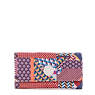 New Teddi Printed Snap Wallet, Soft Apricot, small