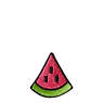 Watermelon Peel and Stick Patch, Multi, small