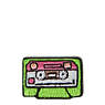 Cassette Tape Peel and Stick Patch, Multi, small