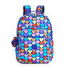 Seoul Large Printed Laptop Backpack, Clear Blue Metallic, small