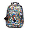 Seoul Large Printed Laptop Backpack, Harvest Gold Tonal, small