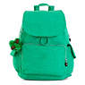 Ravier Medium Backpack, Signature Green Embossed, small