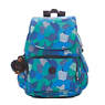 Ravier Medium Printed Backpack, Urban Teal, small