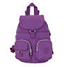 Lovebug Small Backpack, Purple Feather, small