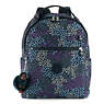 Micah Medium Printed 15" Laptop Backpack, Blue Red Silver Block, small