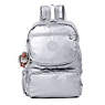 Dawson Large Metallic 15" Laptop Backpack, Platinum Metallic, small