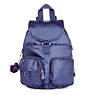 Lovebug Small Metallic Backpack, Enchanted Purple Metallic, small